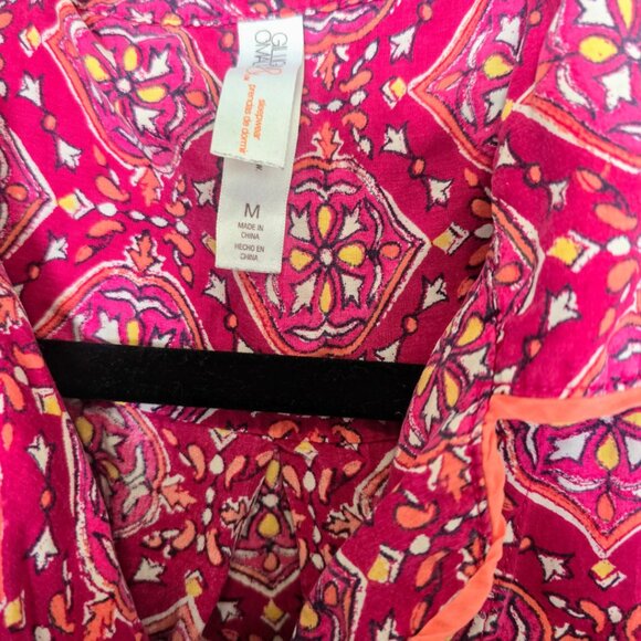 Gillian O'Malley Long Sleeve Short Pajama Set - Size M - Picture 3 of 6